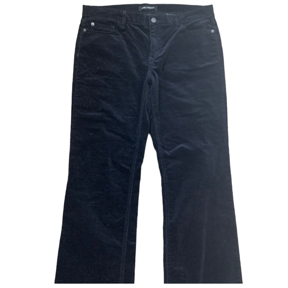 JOE FRESH Crushed Velvet Bootcut Jeans With Pockets Black Size 10/30 - Picture 3 of 8
